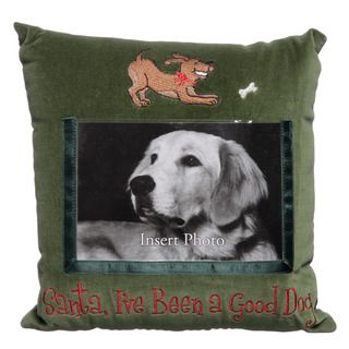 Holiday Pet Photo Memory Velvet Pillow