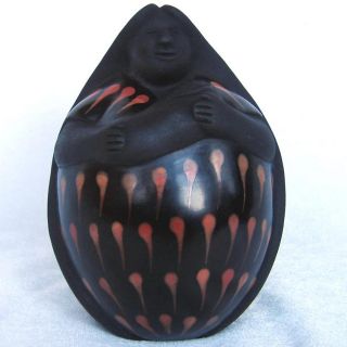 Handmade Clay Woman Figure (Peru)