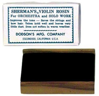 Sherman Violin Rosin Dark Musical Instruments