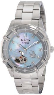 Bulova Womens 96R151 Solano Dual aperture dial Watch Watches 