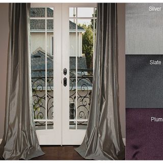Mia Faux Silk 96 inch Curtain Panel