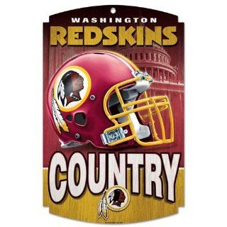 Wincraft Washington Redskins Wood Sign: Sports & Outdoors