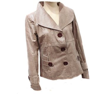 Womens Distressed Leather Designer Jacket (Ecuador) Today $144.99 4
