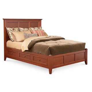 Simply Shaker Solid Poplar Storage Bed
