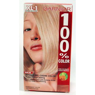 Garnier 100 percent XL 1 Extreme Beige Blonde Hair Color (Pack of 4