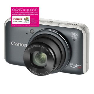 Appareil photo CANON PowerShot SX220 HS gris   Achat / Vente COMPACT