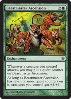 the Gathering   Beastmaster Ascension (159)   Zendikar Toys & Games