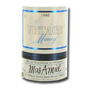 Mas Amiel Vintage 1998   Achat / Vente APERITIF A BASE DE VIN Mas