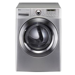 LG 7.4 cubic foot Graphite Steel Front Control Gas SteamDryer Today: $