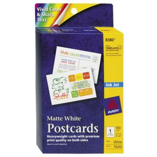 Postcards, 4x6, 100 Count, White (Pack of 100)