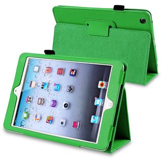 BasAcc Green Leather Case with Stand for Apple® iPad Mini