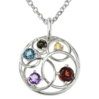 Michael Valitutti Sterling Silver Multi gemstone Necklace Today: $69