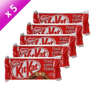 Nestlé Kit Kat   Gaufrette croustillante enrobée de chocolat au lait