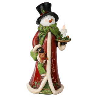 Electric Snowman Candle Figure (32 Tall)