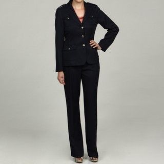 Emily Womens Midnite 3 button Pant Suit