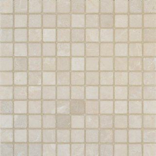 Arizona Tile 12 by 12 Inch Mosaic made from 1 by 1 Inch Tumbled Marble