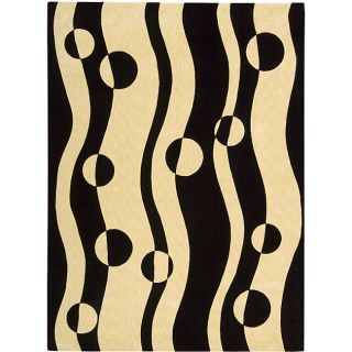 Parallels Black Viscose Rug (56 x 75) Today $95.99 5.0 (1 reviews