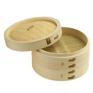 Joyce Chen 26 0013, 10 Inch Bamboo Steamer Set