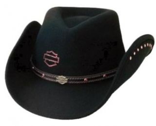 Wool Cowboy Western Hat. Rhinestone Adornments. HD 166 Clothing