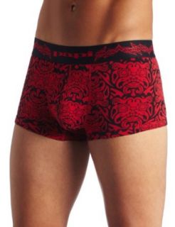 Papi Mens Tribal Brazilian Trunk Brief, Trophy Red, Large