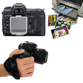Screen Protector Cover/ Hand Strap/ Glossy Photo Paper for Nikon D200