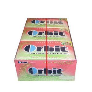 Orbit Maui Melon Mint Gum   Total 168 ct (12 X 14 ct) 