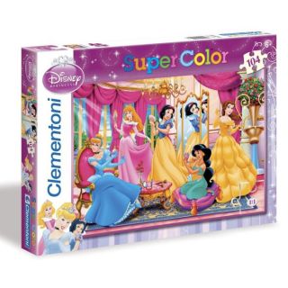 Clementoni Princesses Puzzle 104 pcs   Achat / Vente PUZZLE Disney