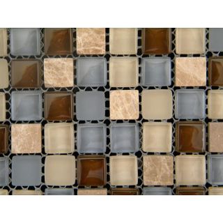 Oceano Mix 12 inch Wall Tile Sheet (Pack of 11)