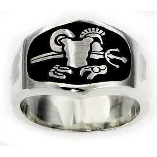 Sterling Silver Armor of God Ring (Pack of 3)