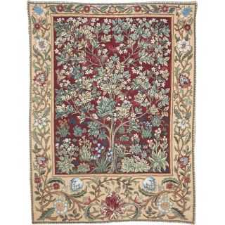 Tree of Life Wall Tapestry Red (210 x 22)