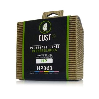 Dust Pack 6 cartouches rechargeables HP363   Achat / Vente CARTOUCHE