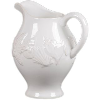Ceramic Seashell Pitcher White Today $30.99 Sale $27.89 Save 10%