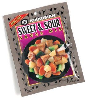 Kikkoman Sweet & Sour Sauce Mix, 2.125 Ounce Packages (Pack of 24