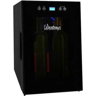 Vinotemp VT 8TEDTS ID Thermoelectric 8 bottle Wine Cooler Today $199