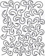 Paisley Background Quilting Stencil Arts, Crafts & Sewing
