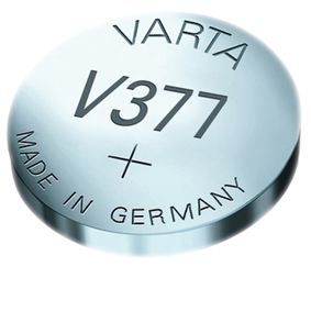 Pile bouton Varta SR66 / V377 pour montre   Tension 1.55 Système