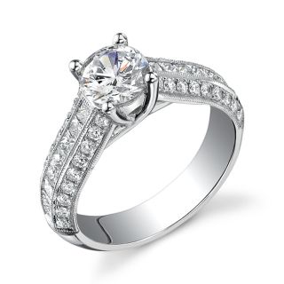 18k Gold 2ct TDW EGL Diamond Engagement Ring (I, SI1 SI3)