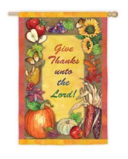 Autumn Harvest Give Thanks Unto the Lord Thanksgiving
