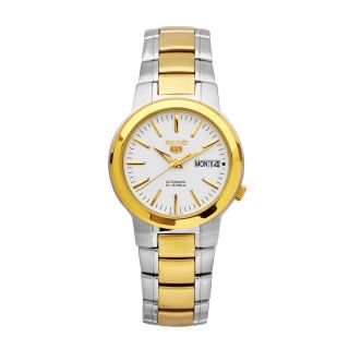 Bulova Womens Diamond Rose and Stainless Steel Two Tone Watch
