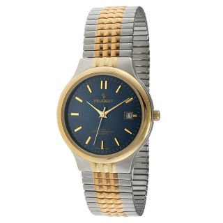 Peugeot Mens Two tone Expansion Bracelet Watch Today $49.99