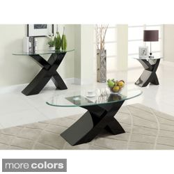 Cass 3 piece Modern Accent Sofa, Coffee, End Table Set Today: $934.99