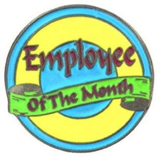 Employee of The Month Lapel Pin Clothing