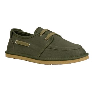 Lugz Mens Husk Green Canvas Slip on Shoes Today $30.99