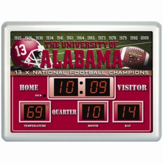 Alabama Crimson Tide Scoreboard Clock
