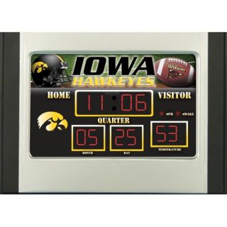 Iowa Hawkeyes Scoreboard Desk Clock