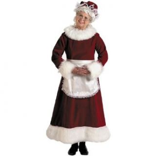 Mrs. Claus Dress Adult Plus Costume Size Plus: Clothing