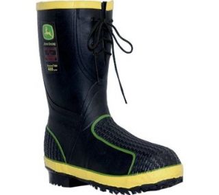  Mens John Deere® 12 Safety Toe Miners Boot Black Shoes