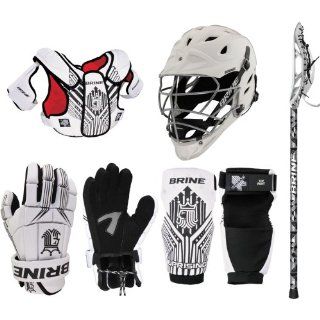 Brine Uprising Lacrosse Starter Package   Gloves, Shoulder