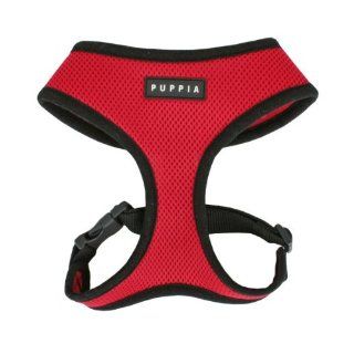 Puppia Soft Dog Harness, Red, Small: Pet Supplies