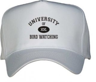 UNIVERSITY OF XXL BIRD WATCHING White Hat / Baseball Cap